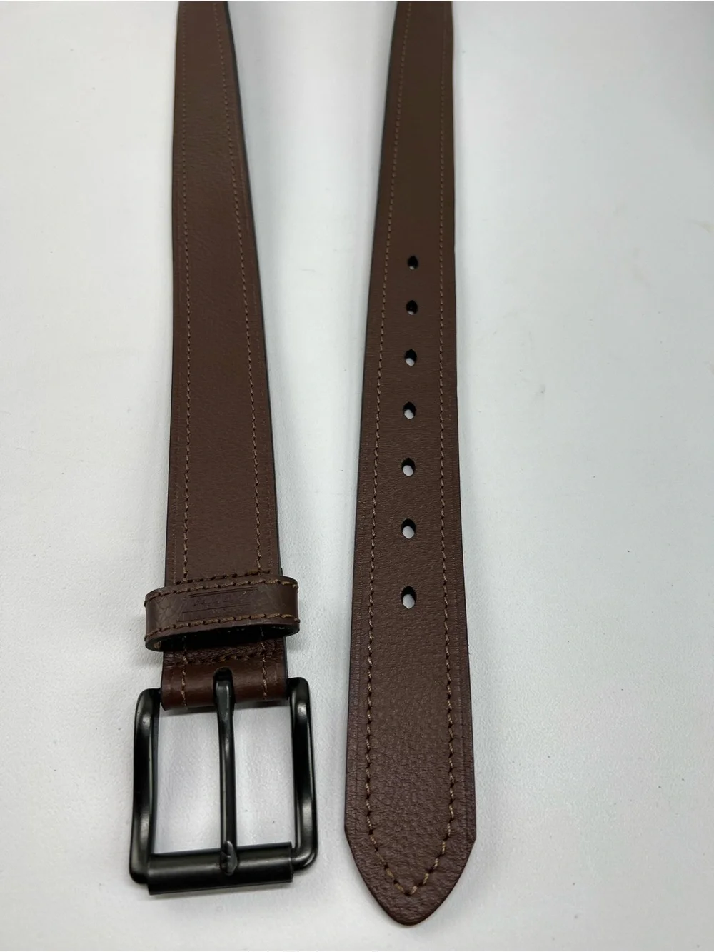Dickies Brown Leather Mens Belt 46-48